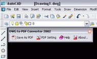 DWG to PDF Converter 2002 screenshot